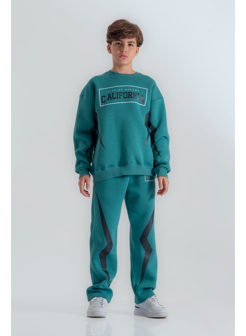 سي إن جينز وير كيدز طقم أولادي بطابع كاليفورنيا - Image 3